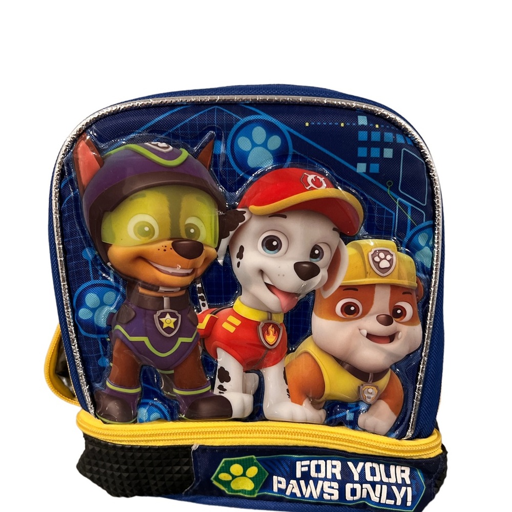 Paw Patrol For Your Paws Only Dual Compartment Lunch Tote